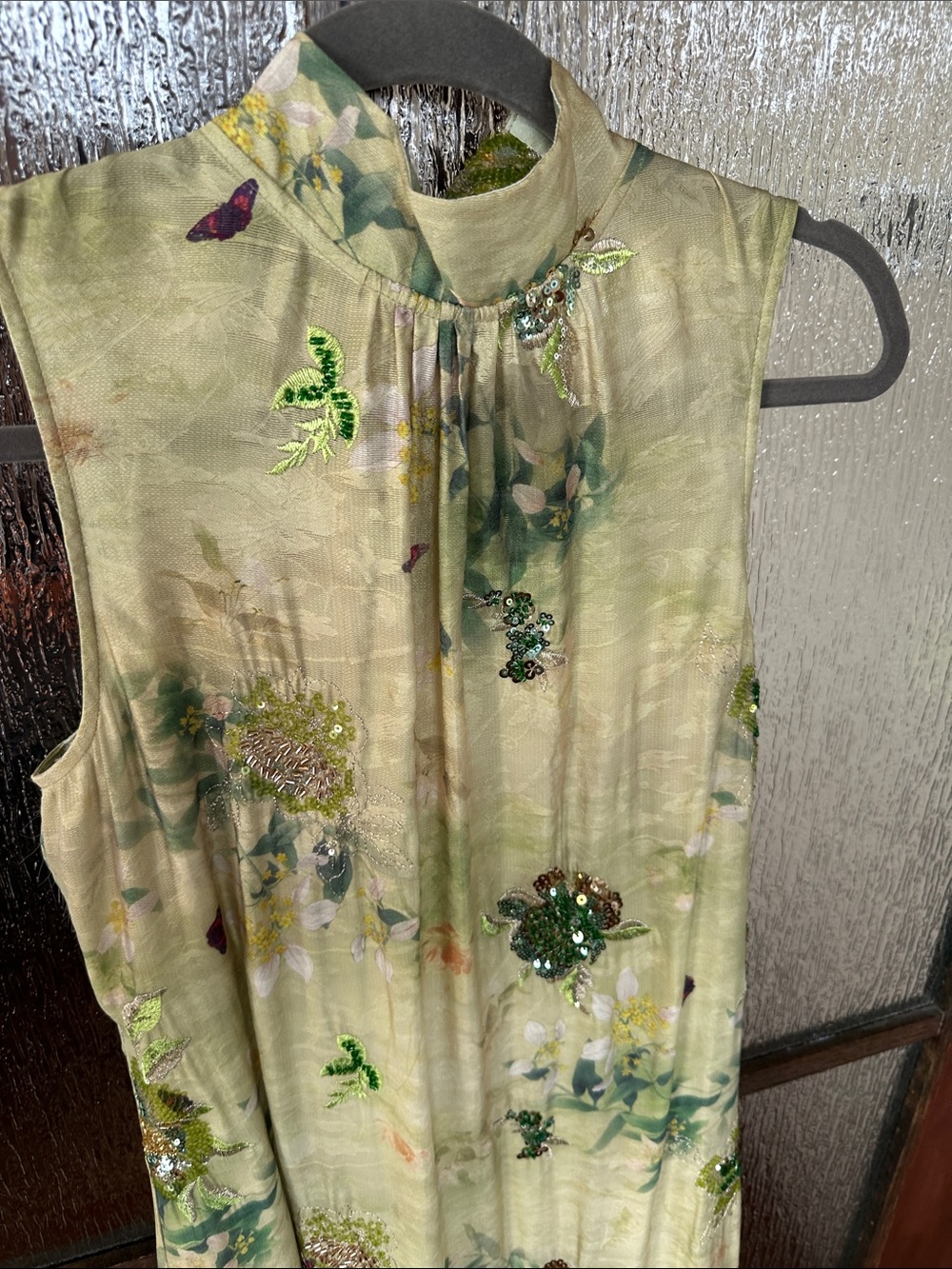 o.p.t Halter and sequin Naia Dress size Medium NWT. - Picture 15 of 17